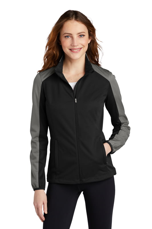 L718  CHAMARRA DAMA PORT AUTHORITY ACTIVE COLORBLOCK SOFT SHELLL921