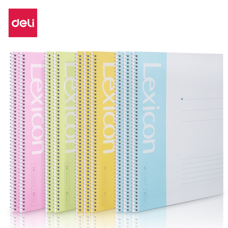 DELI 7688 SPIRALNOTE BOOK LEXICON A4 DELI 7688 SPIRALNOTE BOOK LEXICON A4