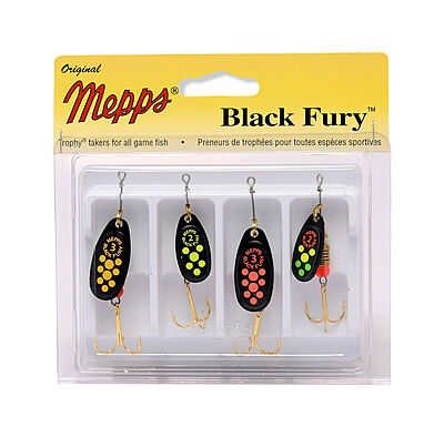 Mepps Black Fury 4-Pack
