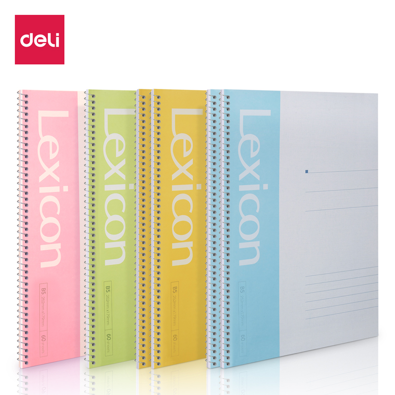 DELI 7693 SPIRALNOTE BOOK LEXICON B5 DELI 7693 SPIRALNOTE BOOK LEXICON B5