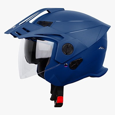 STEELBIRD SBH-23 ISS AVA DASHING WITH PEAK BLUE C/V (M)