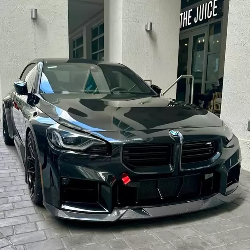 NEW OVERSTOCK BMW G87 M2 MHC Style Carbon Fiber Front Lip (2023 - Present) NEW OVERSTOCK BMW G87 M2 MHC Style Carbon Fiber Front Lip (2023 - Present)