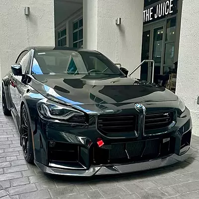 BMW G87 M2 MHC Style Carbon Fiber Front Lip (2023 - Present) BMW G87 M2 MHC Style Carbon Fiber Front Lip (2023 - Present)