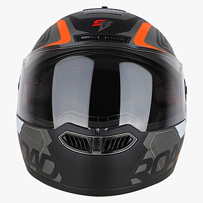 STEELBRID SBA-7 ROAD GLOSSY BLACK/ORANGE C/V (M)