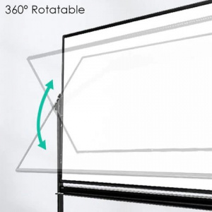 DELI E7882 4x3FT MOBILE WHITEBOARD STAND DELI E7882 4x3FT MOBILE WHITEBOARD STAND