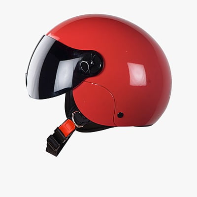 STEELBIRD SBH-16 REX GLOSSY RED C/V (M)