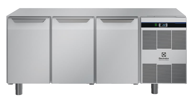 790554 3-DOOR REFRIGERATED COUNTER NO TOP A304 600x400 R290 790554 3-DOOR REFRIGERATED COUNTER NO TOP A304 600x400 R290