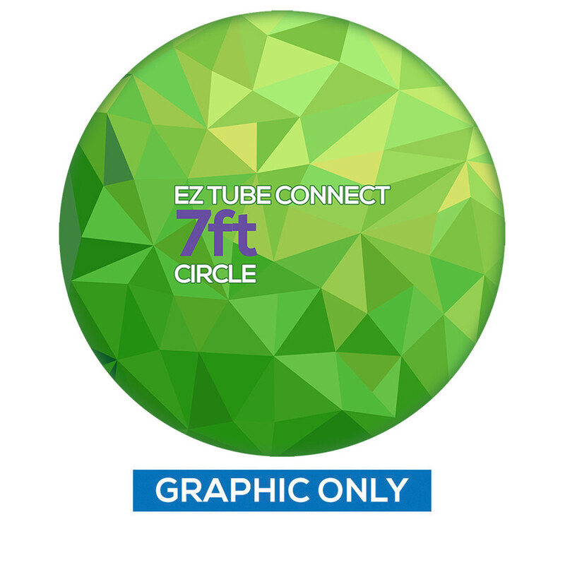 7ft Circle Double Side Print Replacement Graphic