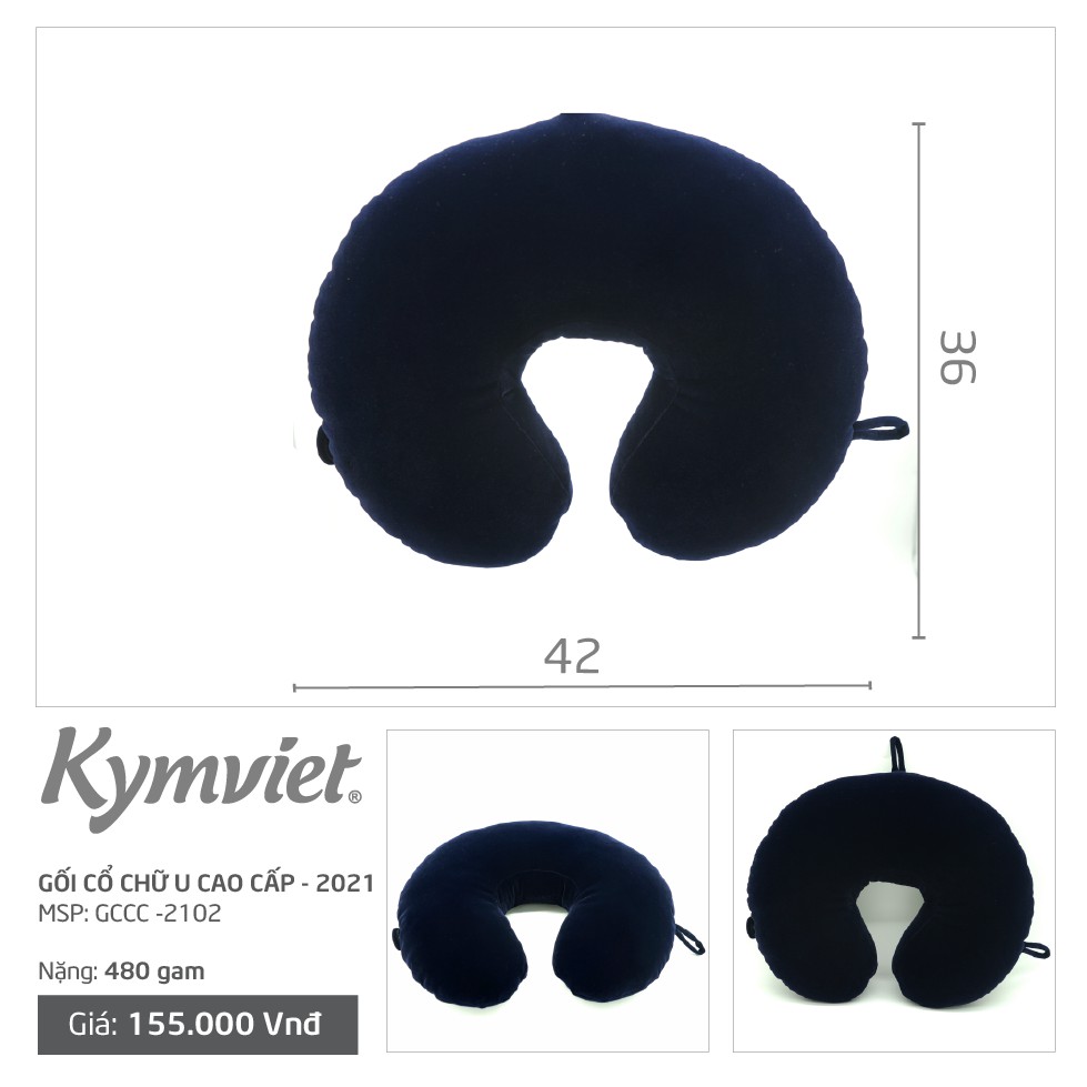 Gối Kê Cổ Chữ U Cao Cấp KYMVIET Gối Kê Cổ Chữ U Cao Cấp KYMVIET