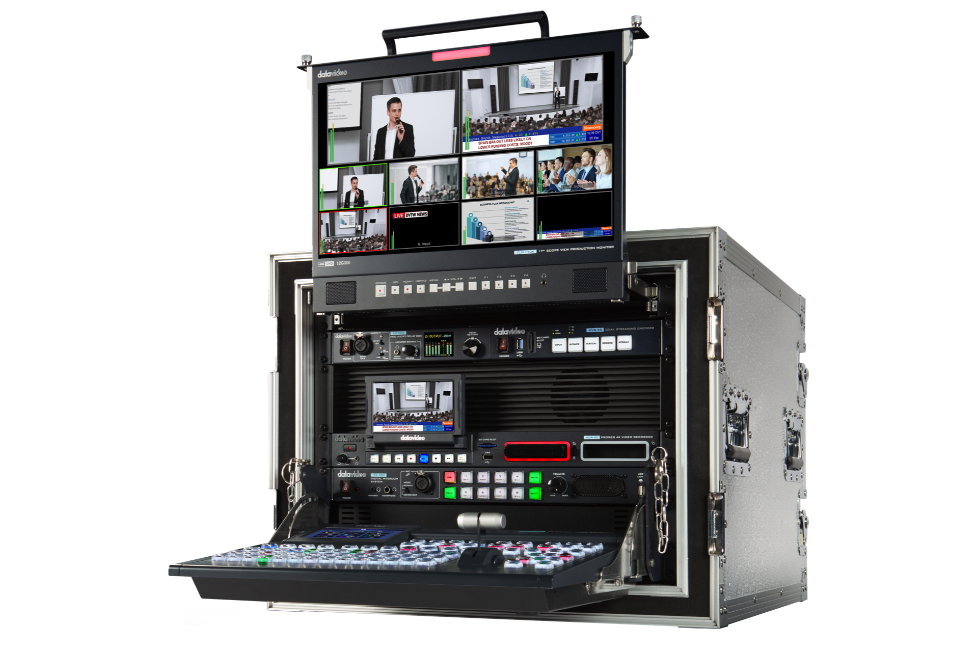 Datavideo MS-4000 4K 8-Channel Mobile Video Studio