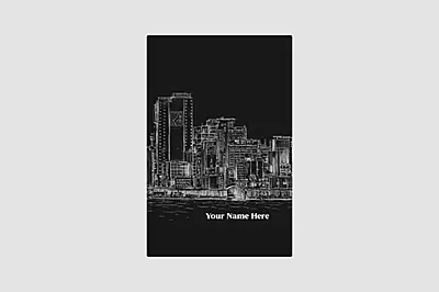 Marina Skyline Luxury Journal | Beautiful Chaos Collection Marina Skyline Luxury Journal | Beautiful Chaos Collection