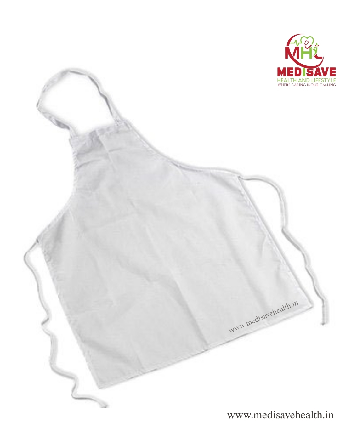 Ayurveda APRON (White)- DHRONI Ayurveda APRON (White)- DHRONI