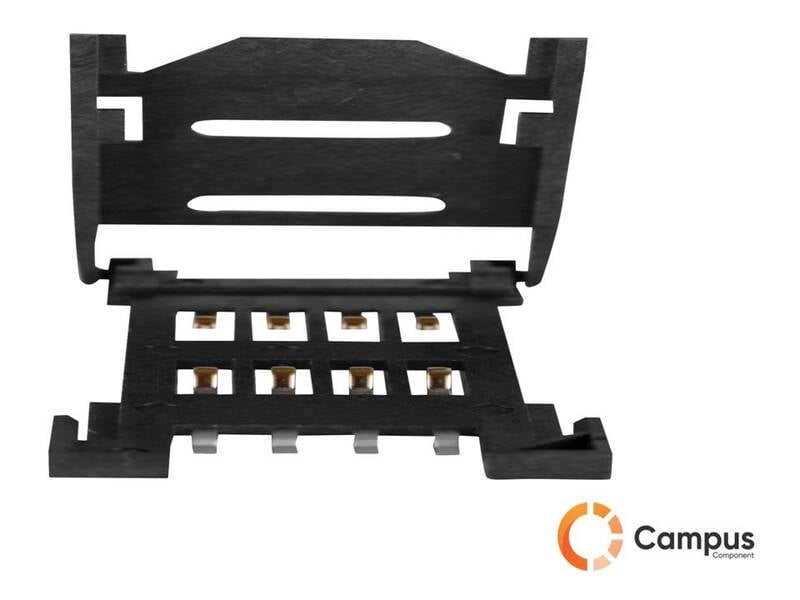 8 Pin Sim Card Holder Plastic Flap Type -SI-108-D 8 Pin Sim Card Holder Plastic Flap Type -SI-108-D