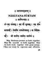 Purusha-Suktam and Narayana Suktam Purusha-Suktam and Narayana Suktam
