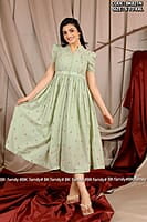 B811: Beautiful Summer Cotton Frocks