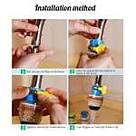 6 LAYERS UNIVERSAL HOUSEHOLD TAP WATER FILTER