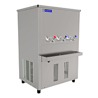 Modern office setting with a Blue Star CW150150-3t water cooler in the background. Modern office setting with a Blue Star CW150150-3t water cooler in the background.