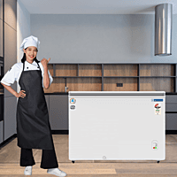 Blue Star CF3-300MEW-SD Freezer in a Restaurant Kitchen with Chefs Blue Star CF3-300MEW-SD Freezer in a Restaurant Kitchen with Chefs