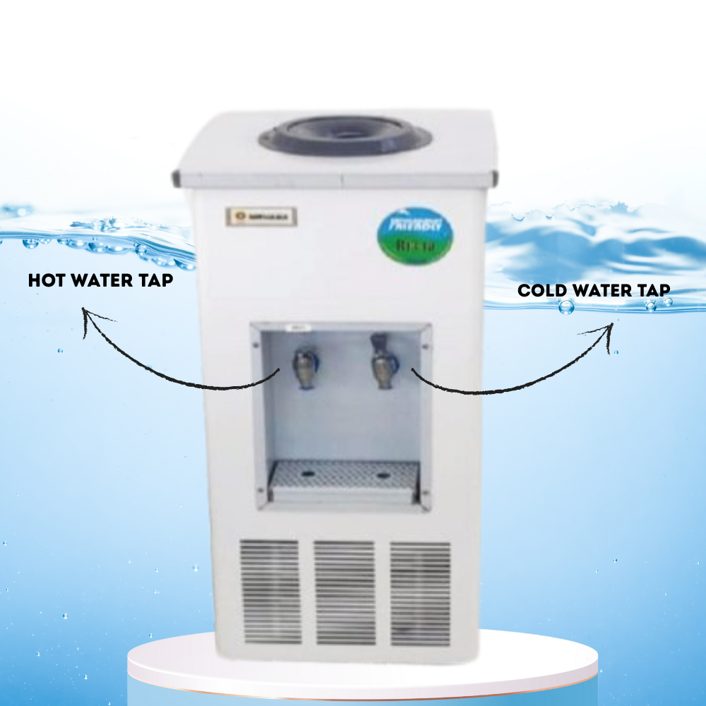 Nirvana Storage Water Cooler NSW10/10 with dispensing points. Nirvana Storage Water Cooler NSW10/10 with dispensing points.