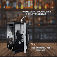User-friendly Atlantis 2-lane tea and coffee vending machine. User-friendly Atlantis 2-lane tea and coffee vending machine.