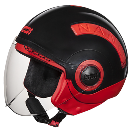 STUDDS NANO 560 RED/BLACK C/V (S)