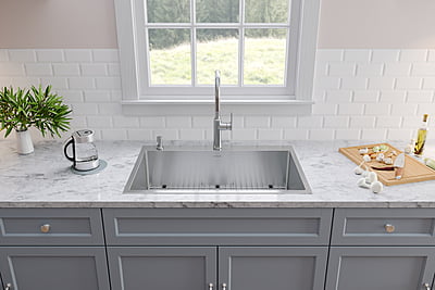 33-inch Drop-in Kitchen Sink Single Bowl 33-inch Drop-in Kitchen Sink Single Bowl