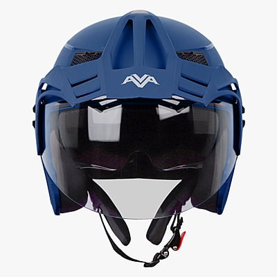 STEELBIRD SBH-23 ISS AVA DASHING WITH PEAK BLUE C/V (M)