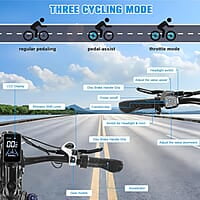 PHILODO Bicicleta eléctrica para adultos, bicicleta eléctrica de 26 pulgadas, bicicleta eléctrica de montaña de 1000 W, 48 V/17.5 Ah, batería extraíble, 31 MPH, bicicletas eléctricas de 21 velocidades