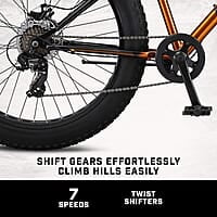 Mongoose Argus ST & Trail Fat Tire Bicicleta de montaña para adultos
