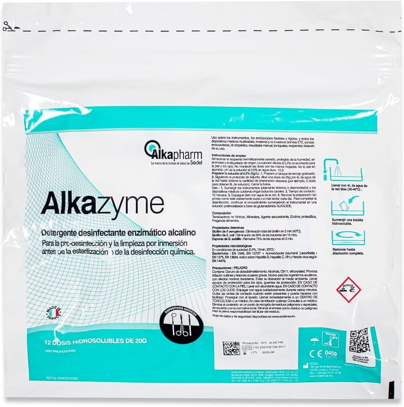 Alkazyme Detergente Desinfectante Enzimático Alcalino Alkazyme Detergente Desinfectante Enzimático Alcalino