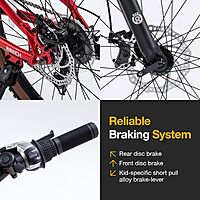 Royalbaby Bicicleta de montaña para niños de aluminio de 20/24 pulgadas