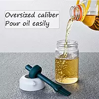 2IN1 OILS DISPENSER GLASS BOTTLE WITH SILICON BRUSH -230ML 2IN1 OILS DISPENSER GLASS BOTTLE WITH SILICON BRUSH -230ML
