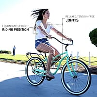 Sixthreezero Around The Block - Bicicleta de playa para mujer