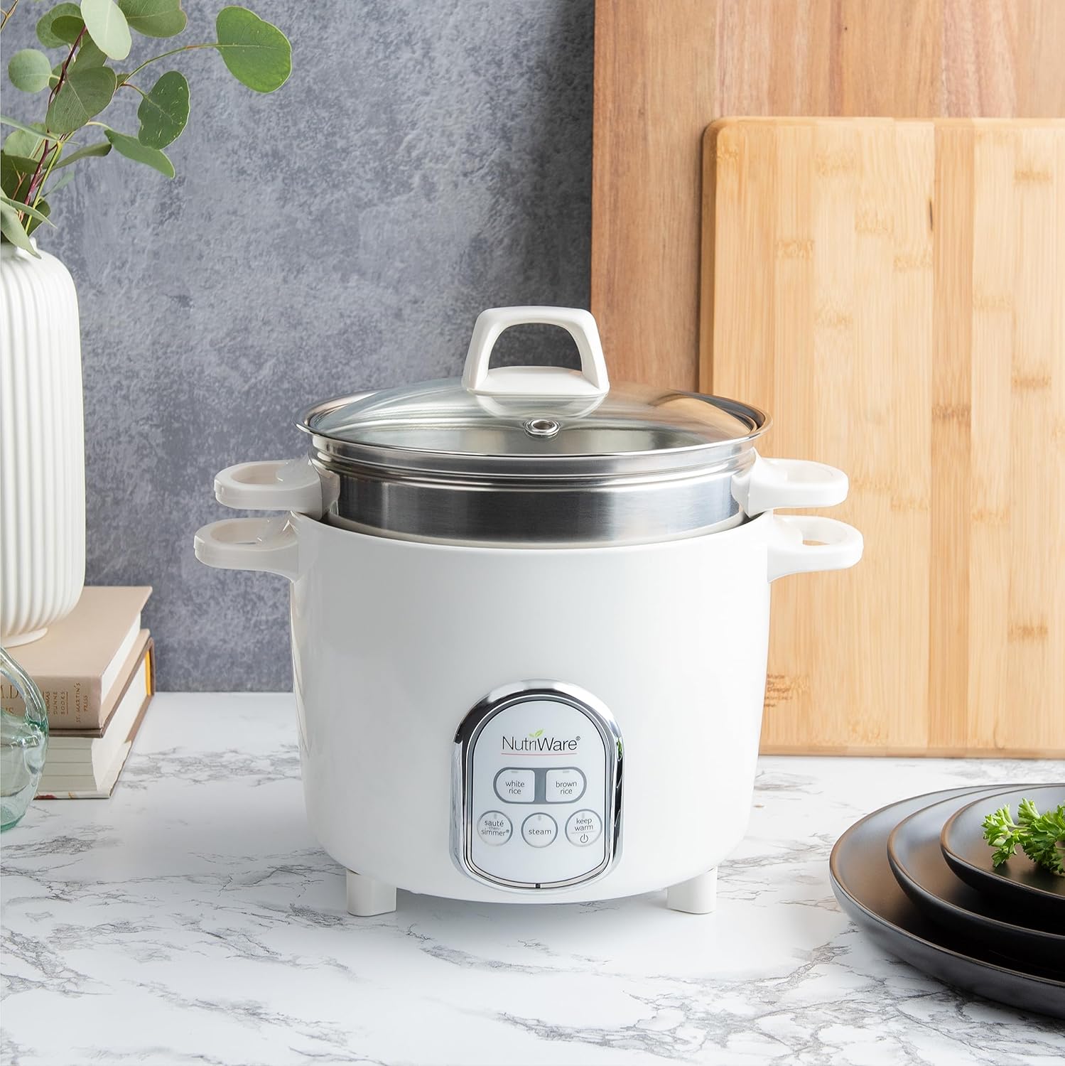 Aroma Housewares NutriWare - Arrocera digital de 14 tazas