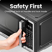 Chefman Horno microondas para encimera, 0.9 pies cúbicos