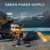 Estación de energía portátil de 600 W, batería de reserva powkey