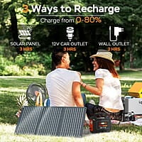 MARBERO Generador solar de 167 Wh, 200 W