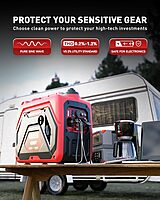 ERAYAK Generador inversor portátil de 4500 W ERAYAK Generador inversor portátil de 4500 W