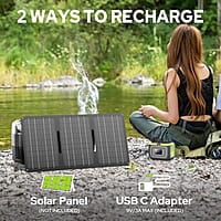 Estación de energía portátil de 120 W, generador portátil de 97.6 Wh