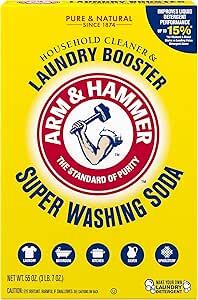 ARM & HAMMER Detergent Booster, Yellow, 55 Oz,