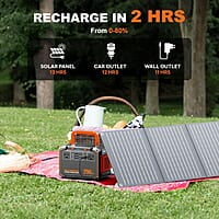 MARBERO Estación de energía portátil de 296 Wh 350 W