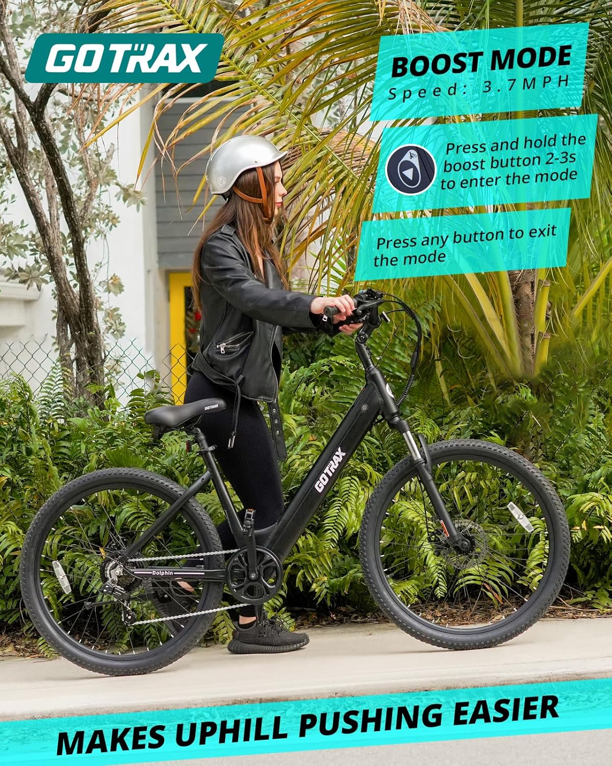 Gotrax Bicicleta eléctrica de 26 pulgadas