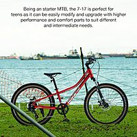 Royalbaby Bicicleta de montaña para niños de aluminio de 20/24 pulgadas