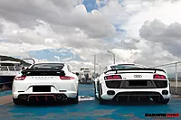 2006–2015 Audi R8 Coupe/Spyder DPGT Style Full Wide Body Kit | Includes Exhaust Tips