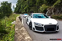 2006–2015 Audi R8 Coupe/Spyder DPGT Style Full Wide Body Kit | Includes Exhaust Tips