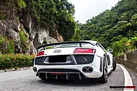 2006–2015 Audi R8 Coupe/Spyder DPGT Style Full Wide Body Kit | Includes Exhaust Tips