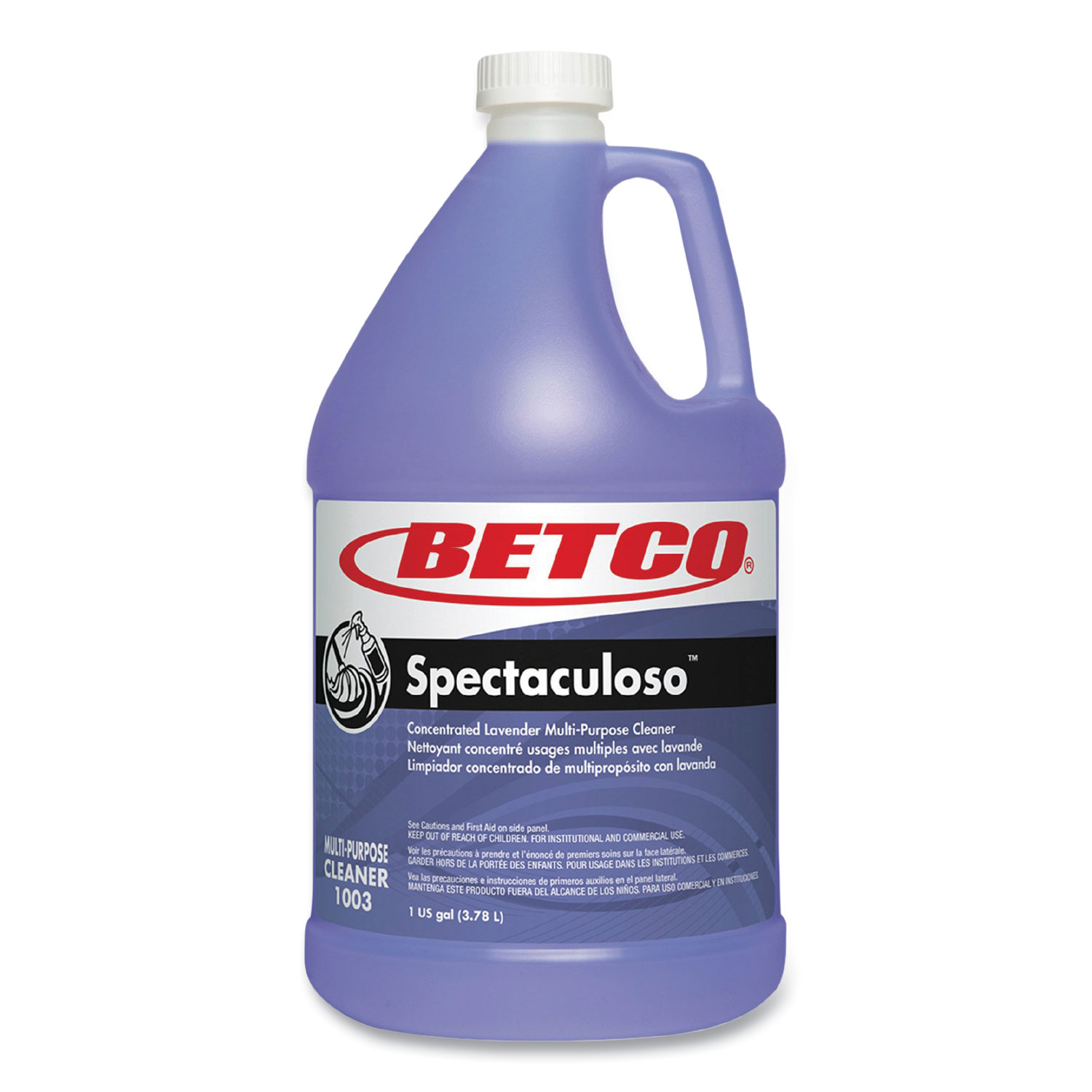 Spectaculoso Multipurpose Cleaner, Lavender Scent, 1 gal Bottle - 4/Carton Spectaculoso Multipurpose Cleaner, Lavender Scent, 1 gal Bottle - 4/Carton