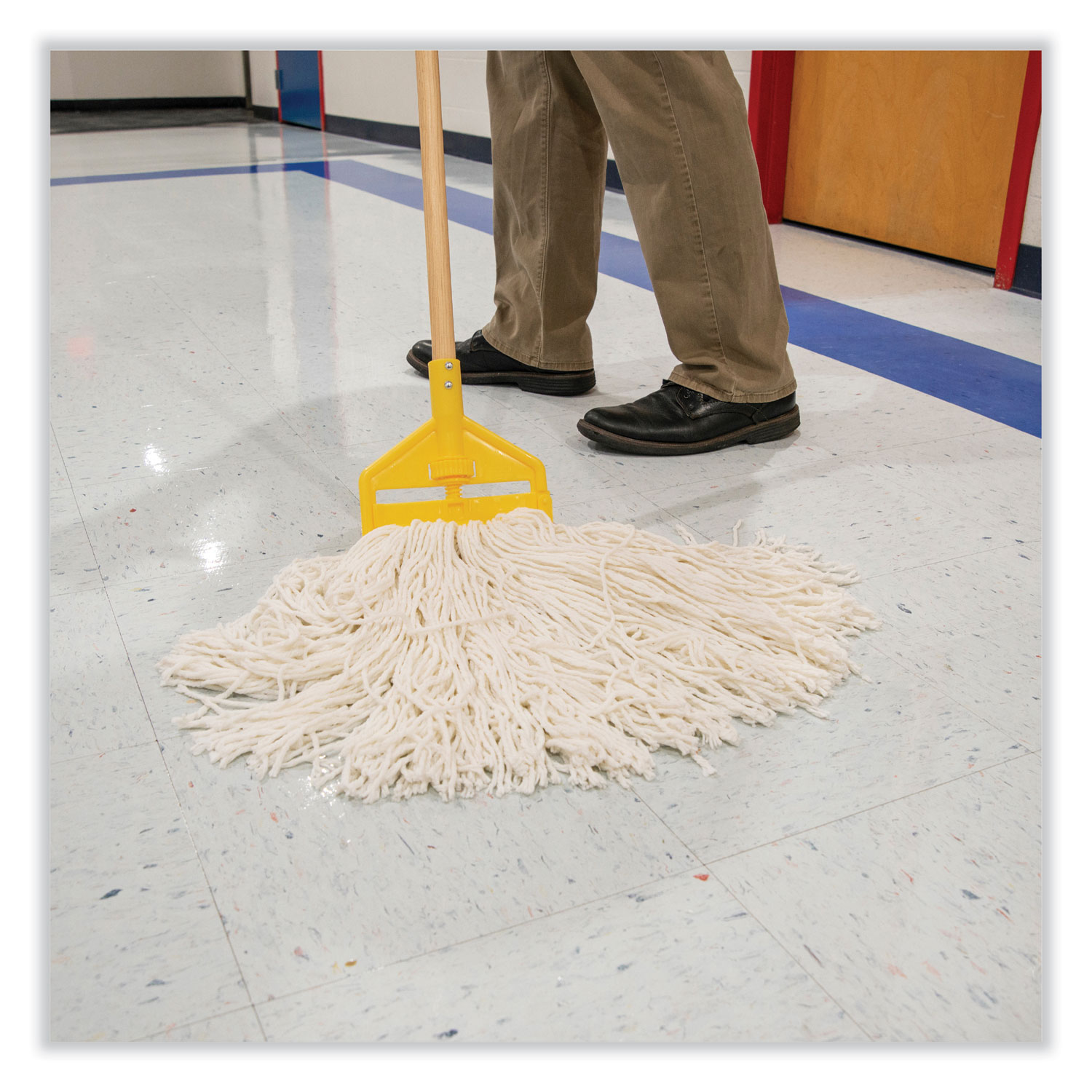 Betco pH7 Commercial Grade Floor Cleaner, Lemon (Concentrated), 1 gal Bottle - 4/Case