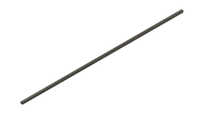 Blue Tube 84" x 1" x 1"