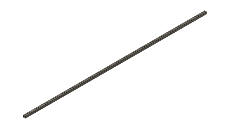 Orange  Tube 84" x 1" x 1"